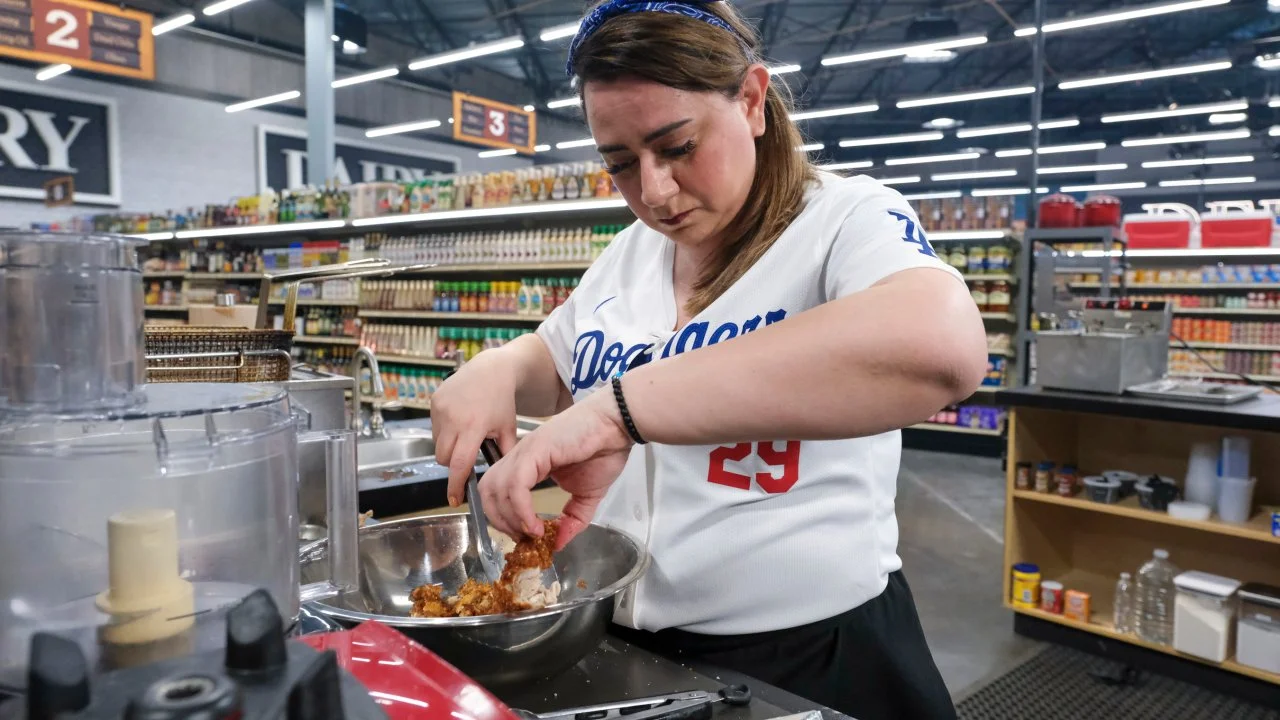 ✨大きい✨US SUPER SIZE DUNGAREES CHEF JACKET Meet the Los Angeles Dodgers' Executive Chef Who Competed on