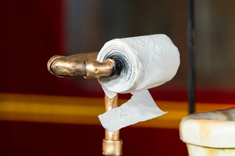 Contestants Jenny Chambers and Alex Madrigal’s showpiece titled ‘Whitehall Underground Public Toilets’, as seen on Harry Potter: Wizards of Baking, Season 2.