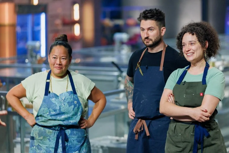 Christina Miros is eliminated, fellow Contestants Lee Anne Wong and Alex Stupak move on to the final round, as seen on 24 in 24: Last Chef Standing, Season 3.