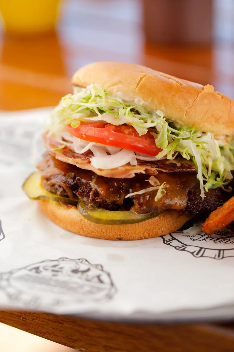 the Pig Patty from Guy's Burger Joint on Carnival cruise ships