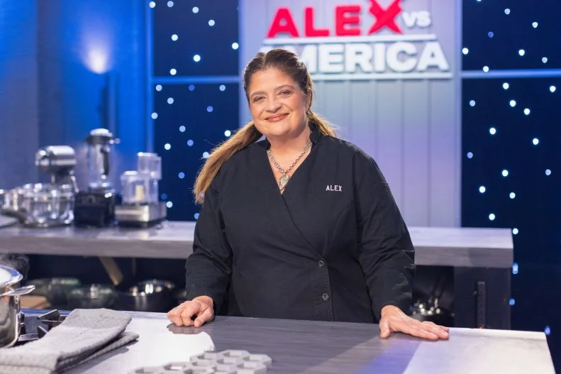 Alex Guarnaschelli, portrait, as seen on Alex vs America, Season 3.