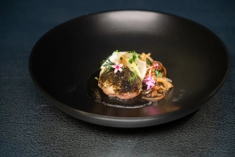 Round 2 dish by Tiffani Faison, as seen on Alex vs America, Season 5.
