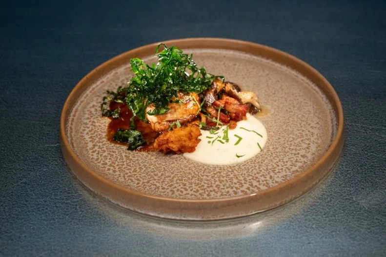 Round 2 dish by Antonia Lofaso, as seen on Alex vs America, Season 5.