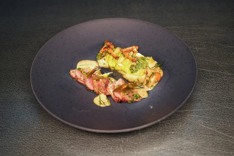 Chef Alex Guarnaschelli round 2 dish, as seen on Alex Vs. America, Season 5.