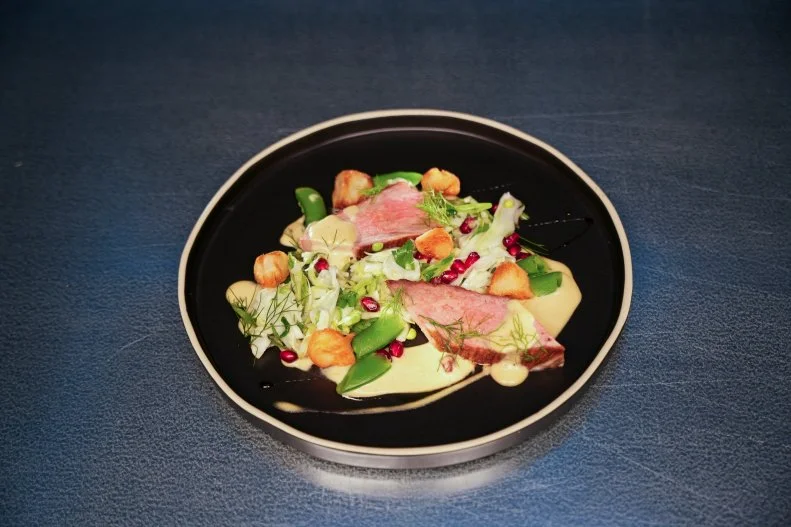 Chefs David Viana and Brian Lopes Round 2 dish, as seen on Food Netowrk's Alex Vs. America