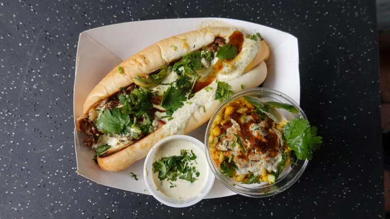 Chapli Kabab Chopped Cheese from The Great Food Truck Race
