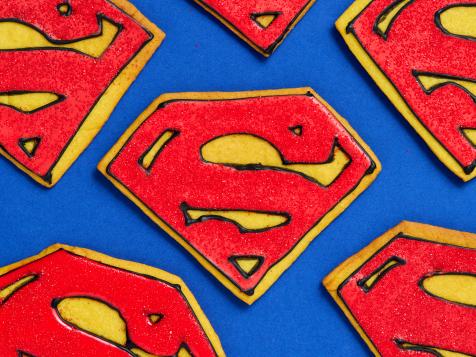 Superman Cookies Template
