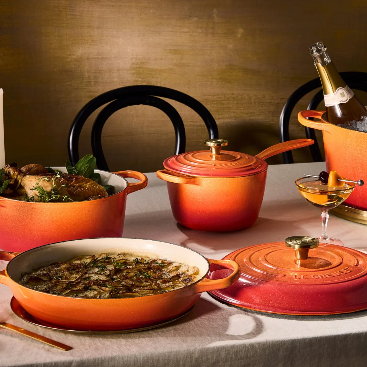 Le Creuset Drops a Fiery New Color for Its 100th Anniversary