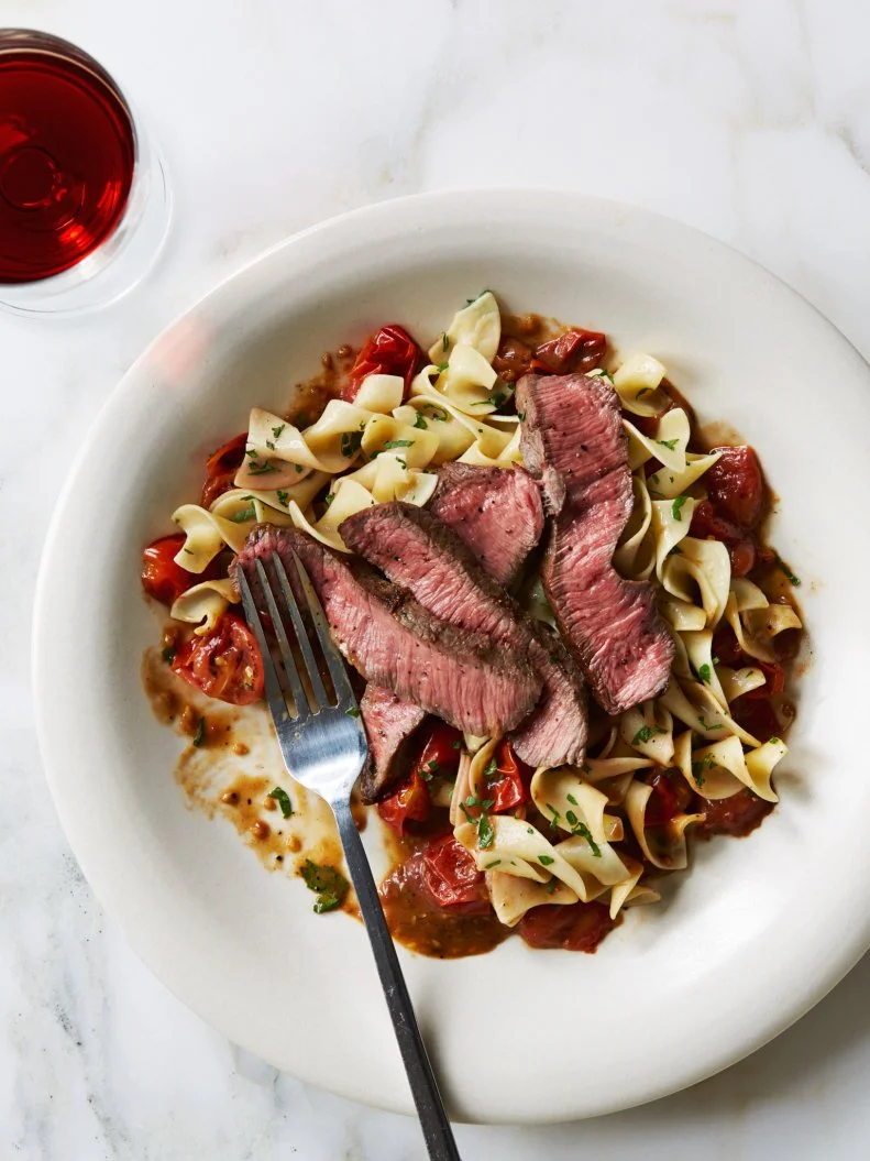 Butter Basted Flat-Iron Steak, as seen in Food Network's Chopped Cookbook