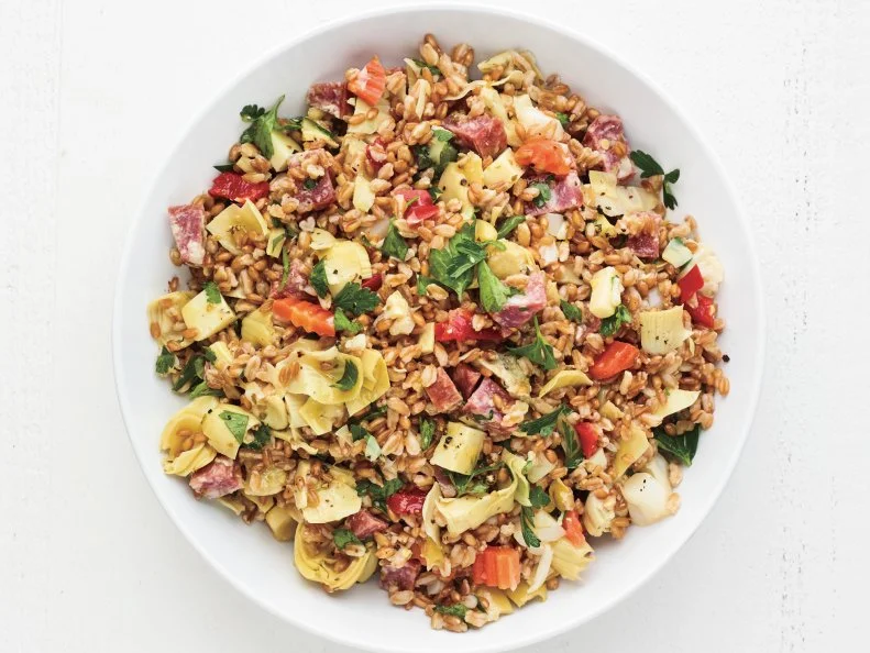 Farro Antipasti Salad. Side dishes.