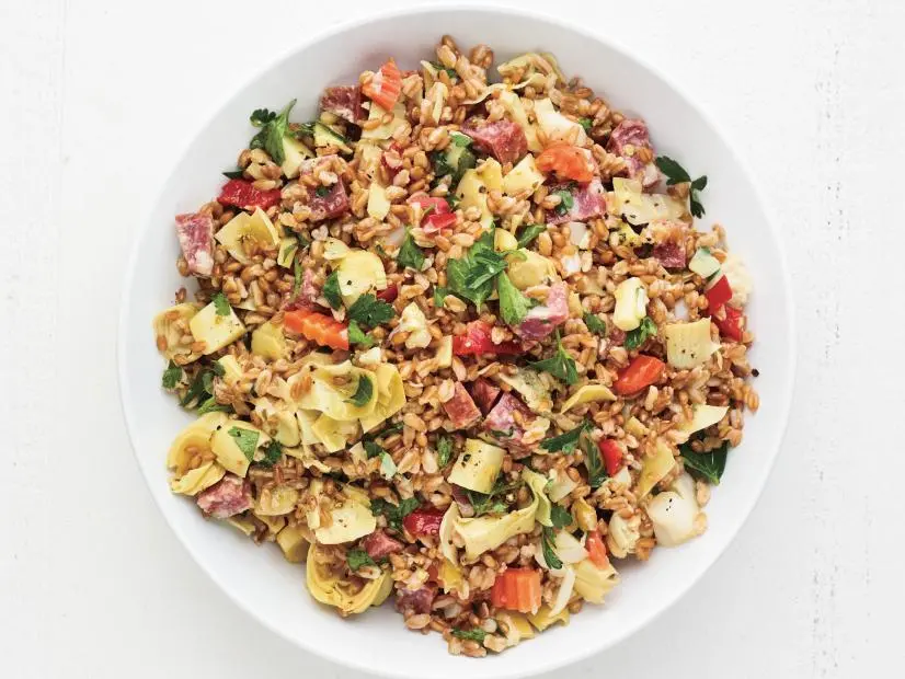 Farro Antipasti Salad. Side dishes.