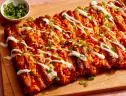 Buffalo Chicken and Blue Cheese Scrunch Bread