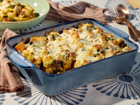 Creamy Butternut Squash and Chicken Pasta Bake