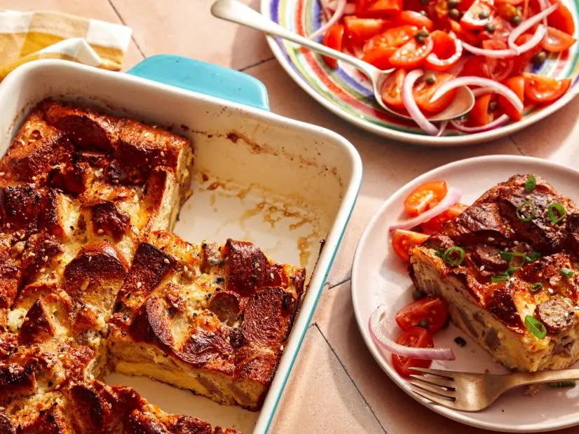 Everything Bagel Breakfast Casserole