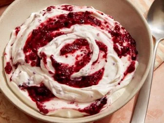 Mixed Berry Chia Jam with Greek Yogurt