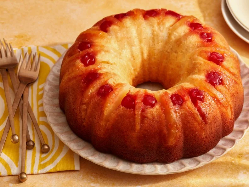 Pineapple Unside Down Bundt Cake