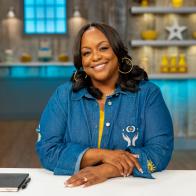 Host Kardea Brown, portrait, as seen on Kids Baking Championship, Season 13.