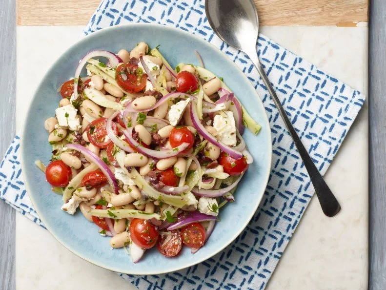 Food Network Kitchen’s The Best White Bean Salad, as seen on Food Network.