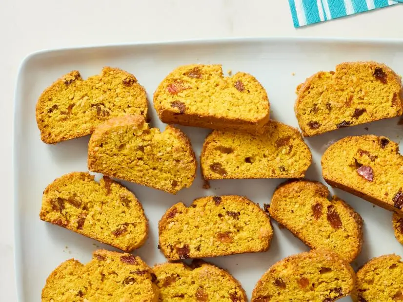 Carrot-Ginger Biscotti. Snacks.