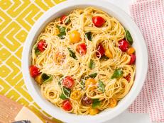 &ldquo;This recipe is on repeat at our house when tomatoes are at their peak. I like to serve it with one of my wines, Kind of Wild montepulciano. It&rsquo;s my go-to summer red.&rdquo;