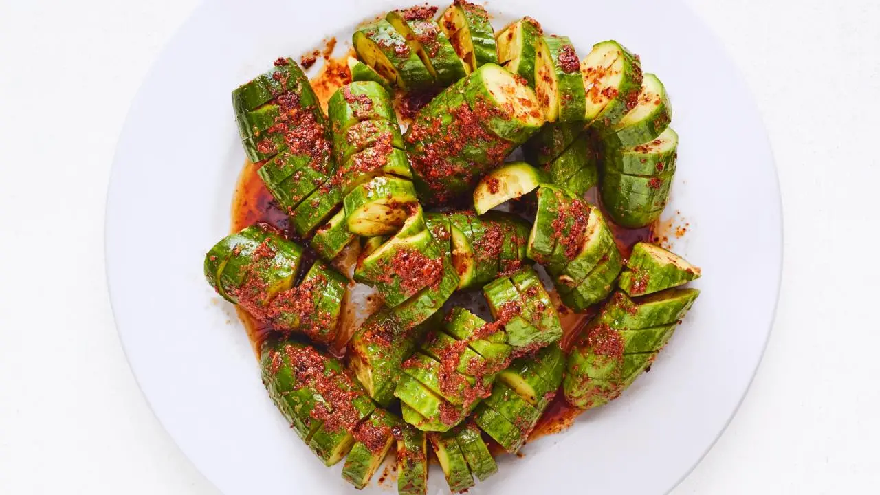 Spicy Accordion Cucumber Salad Recipe | Food Network Kitchen