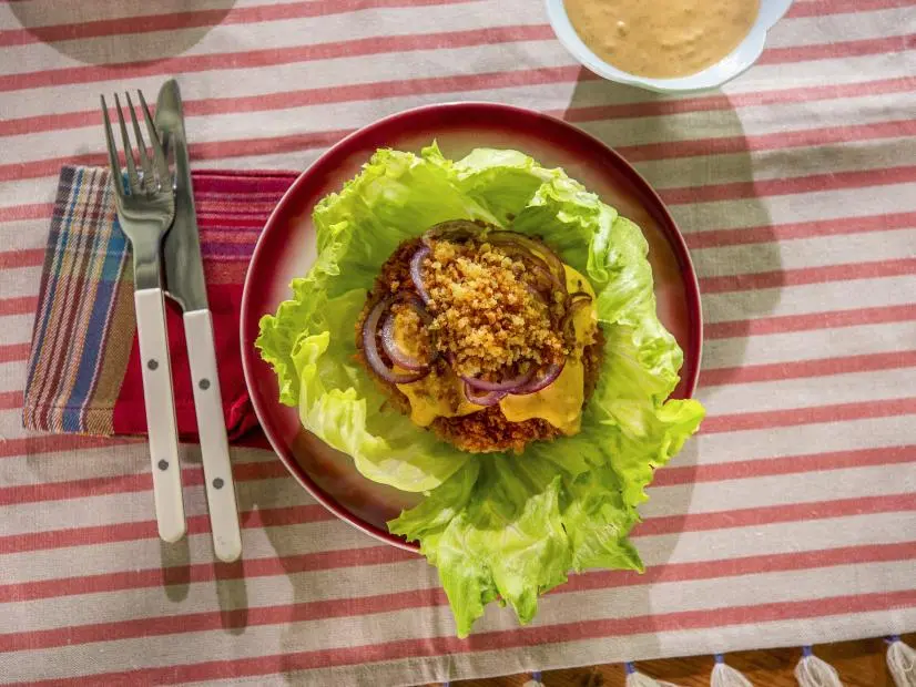 Alex Guarnaschelli's Shrimp Burger, Beauty, as seen on The Kitchen, Season 39/40