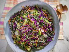 At least once a week, I either go to or order takeout from the restaurant Spring Caf&eacute; Aspen. I love their Rainbow Noodle Salad. I've become friends with the owner, Sabrina Rudin, and I used her dish as my inspiration for this recipe. Sabrina's version is heavier on the vegetables and lighter on the noodles, and mine goes a little heavier on the noodles. It is a great meal for a hot summer day.