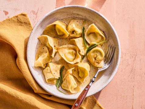 Homemade Cheese Tortellini in Sage Butter Sauce