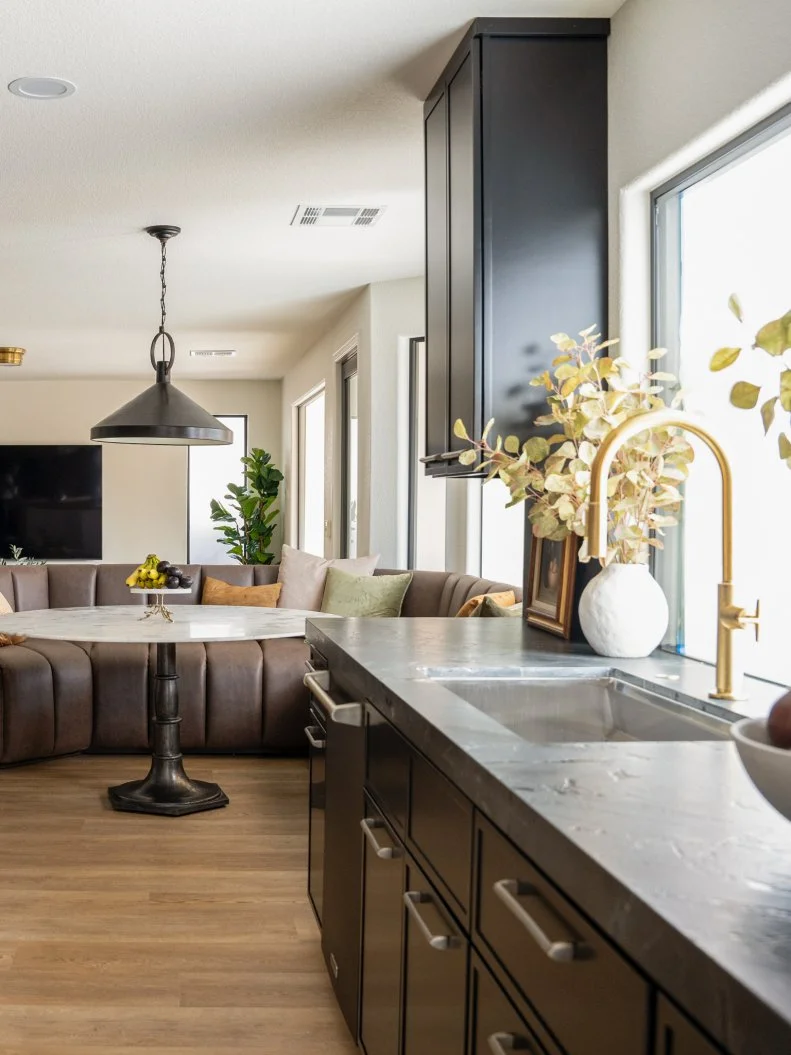 After shot of the kitchen of the Lofaso home, as seen on Sin City Rehab, Season 1.