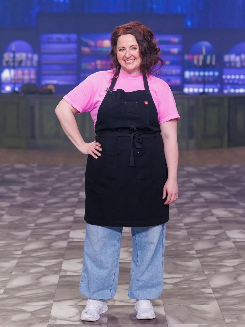 Contestant Megan Carroll, portrait, as seen on Halloween Baking Championship, Season 11.
