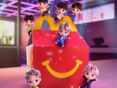 The TinyTAN meals will feature two sets of collectibles inspired by the K-Pop group.
