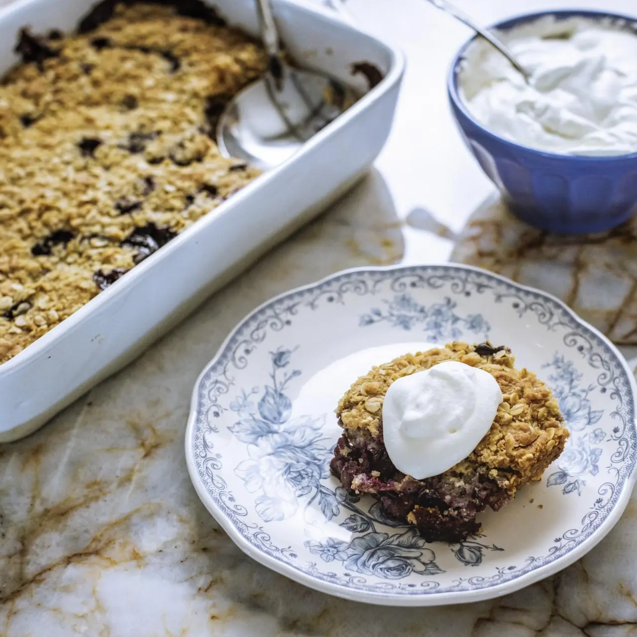 Blueberry Crisp Dump Cake-image