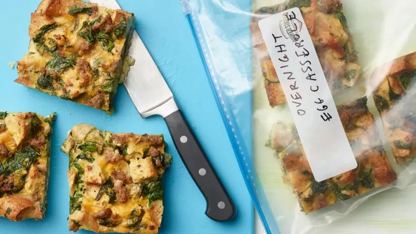 Food Network Kitchen’s Overnight Egg Casserole, as seen on Food Network.