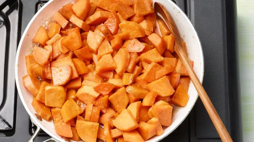 Food Network Kitchen’s How to Make Sweet Potato Cobbler, as seen on Food Network.