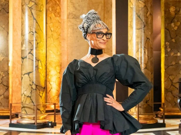 Judge Carla Hall, as seen on Harry Potter: Wizards of Baking, Season 2.