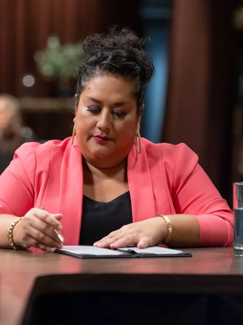 Judge Ayesha Nurdjaja in final round J&T, as seen on Bobby's Triple Threat,  Season 2