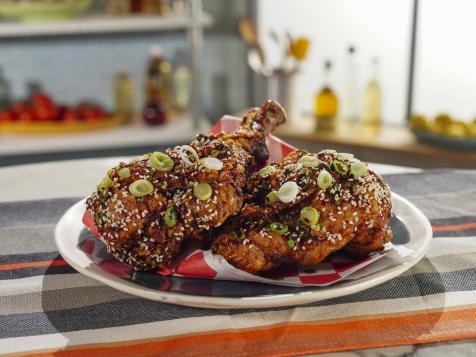 Honey Fried Turkey Legs with Japanese BBQ Sauce