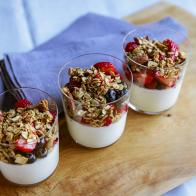 Close-up of Breakfast Panna Cotta, as seen on Be My Guest with Ina Garten, Season 7