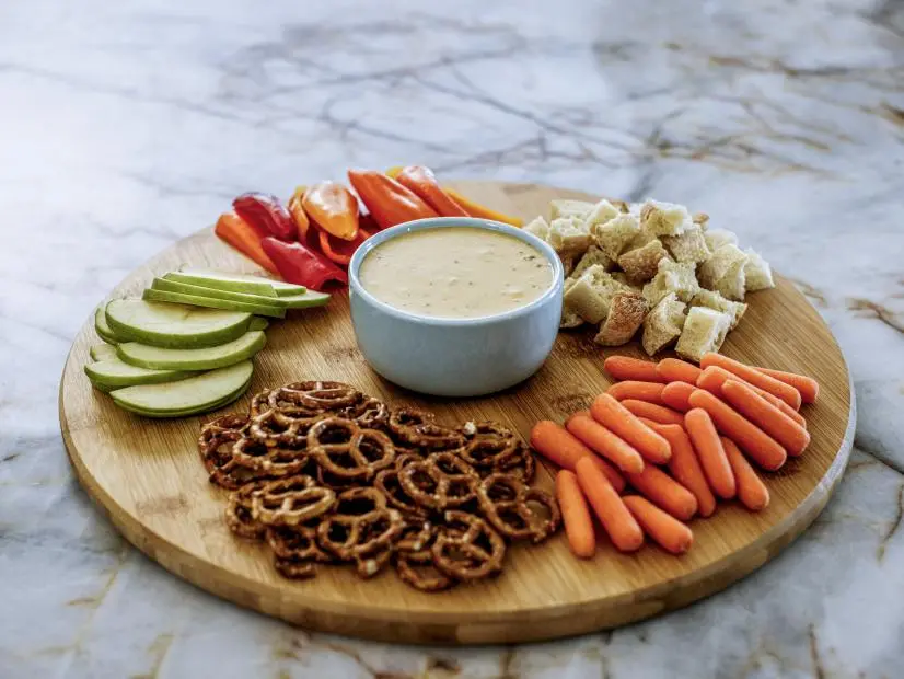 Close-up of Beer Cheese for Two, as seen on The Pioneer Woman, Season 39