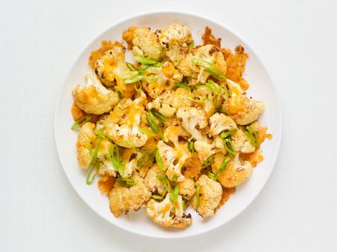 Cheddar Roasted Cauliflower