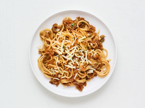 French Onion Spaghetti
