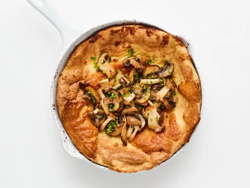 Mushroom Dutch Baby. Side dishes.