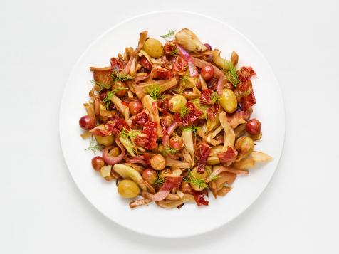 Sautéed Grapes and Fennel