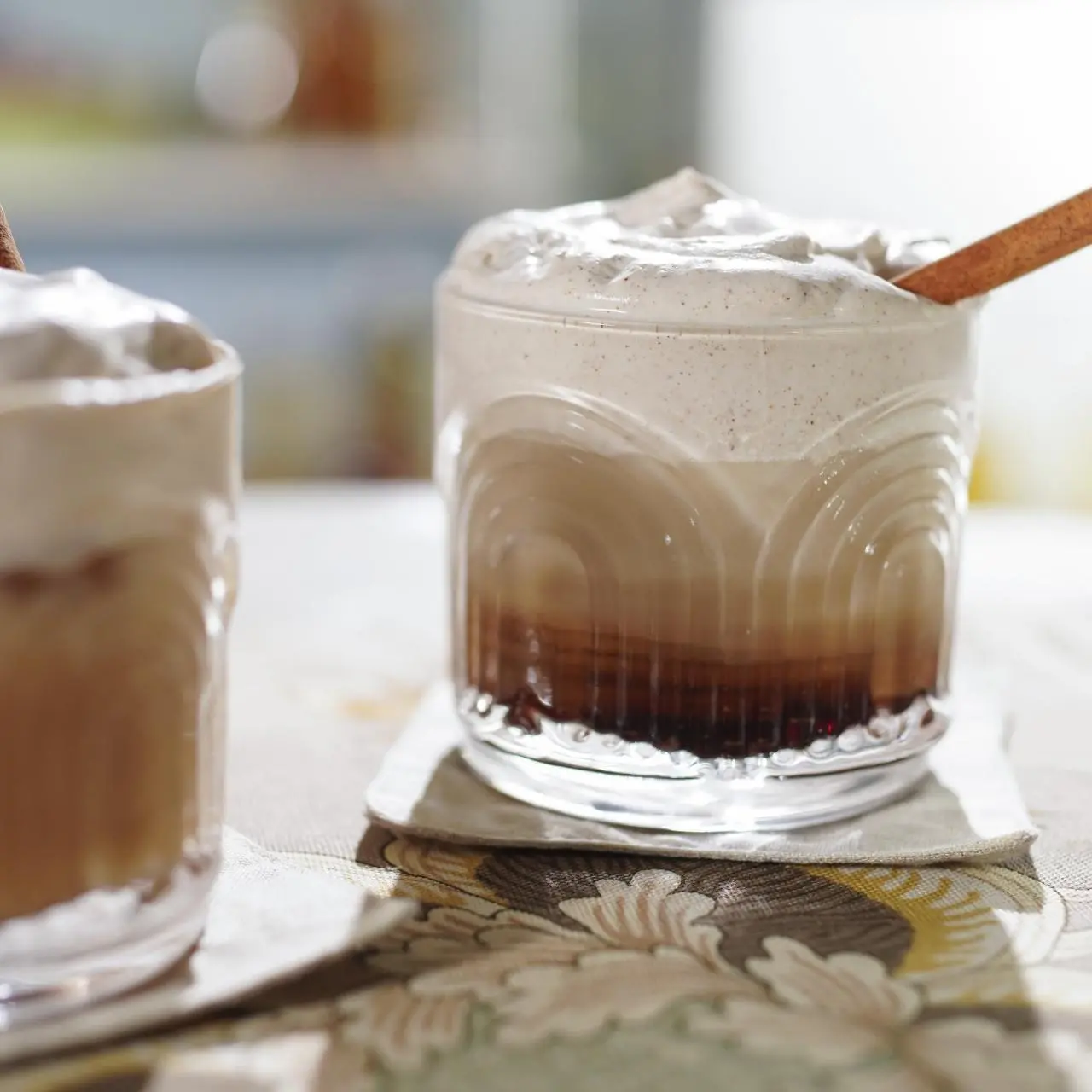 Chai White Russian with Cinnamon Cold Foam Recipe | Jeff Mauro