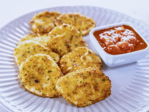Fried Mozzarella with Fresh Breadcrumbs