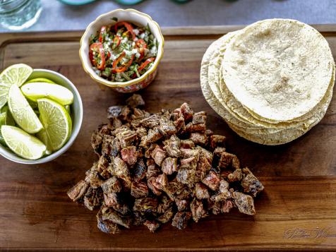 Chili Orange Steak Street Tacos