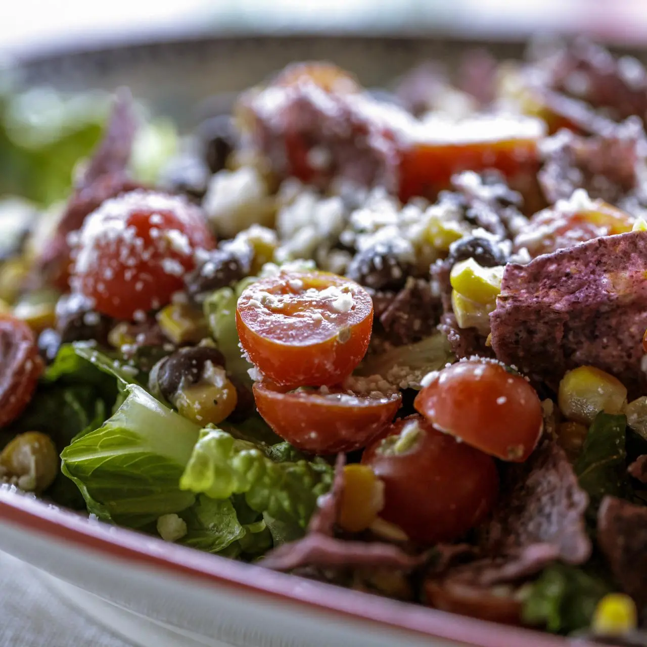 Corn and Black Bean Salad with Creamy Jalapeno Lime Dressing-image