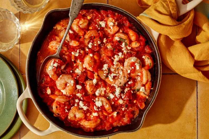 Ellie Krieger's Baked Shrimp with Tomatoes and Feta
