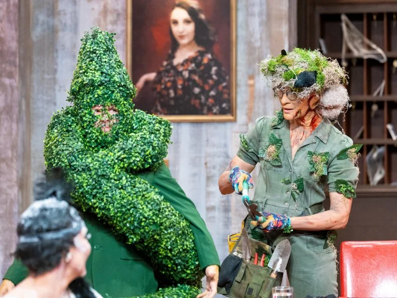 Judges Zac Young and Carla Hall, as seen on Halloween Baking Championship, Season 8.