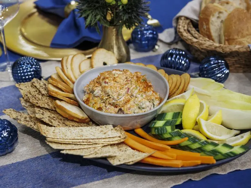 Sunny Anderson's Sunny’s Easy Smokin Haute White Fish Dip, Finished Dish, as seen on The Kitchen, Season 40